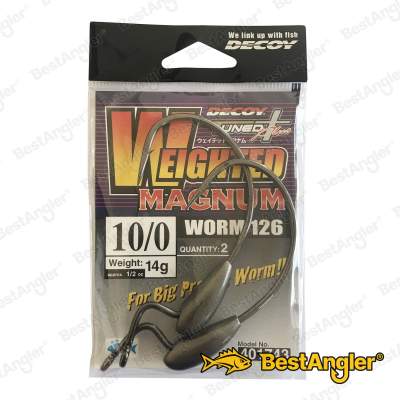 DECOY Worm 126 Weighted Magnum #10/0