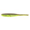Keitech Shad Impact 4" Green Pumpkin Chartreuse