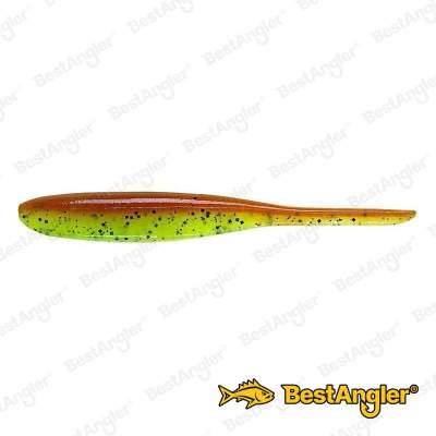 Keitech Shad Impact 4" Motoroil / Chartreuse