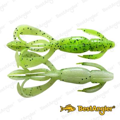 Keitech Crazy Flapper 3.6" Chartreuse Pepper Shad