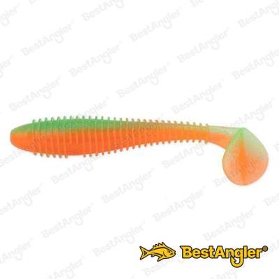Keitech FAT Swing Impact 3.3" UV Lime / Orange - CT#27