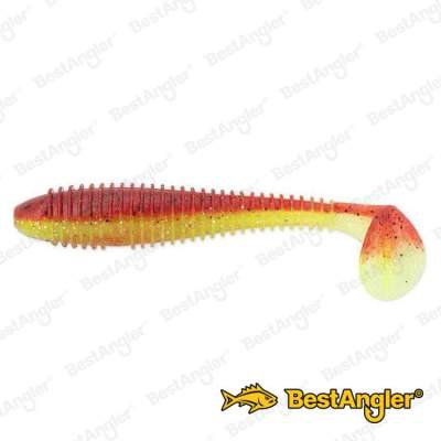 Keitech FAT Swing Impact 4.8" Chartreuse Silver Red - CT#25