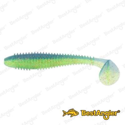 Keitech FAT Swing Impact 4.8" Lime / Blue - CT#26