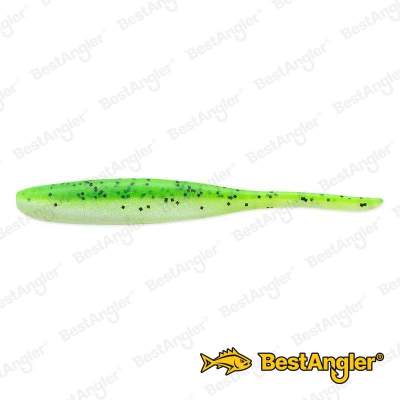 Keitech Shad Impact 4" Chartreuse Pepper Shad
