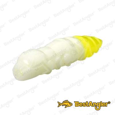 FishUp Pupa 1.2" #131 White / Hot Chartreuse