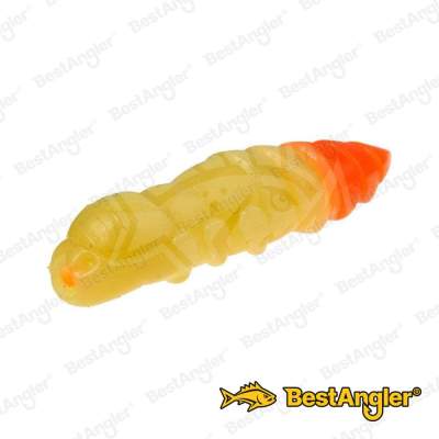 FishUp Pupa 1.5" #135 Cheese / Hot Orange