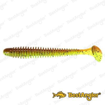 Keitech Swing Impact 2" Motoroil / Chartreuse