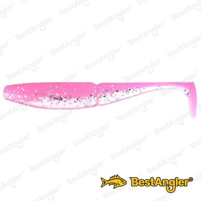 Sawamura One Up Shad Slim 4" #083 Pink Back Glitter Belly