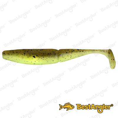 Sawamura One Up Shad Slim 4" #136 Green Pumpkin Chart