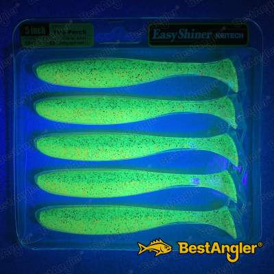 Keitech Easy Shiner 5" Fire Perch - CT#23 - UV
