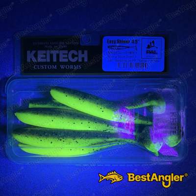 Keitech Easy Shiner 4.5" Watermelon PP. / Gelb - #447 - UV