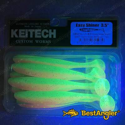 Keitech Easy Shiner 3.5" Electric Chicken - BA#01 - UV
