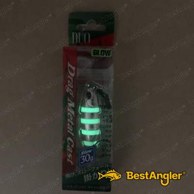 DUO Drag Metal Cast SLOW 30g Zebra Glow PDA0101 - GLOW