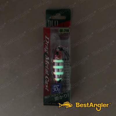DUO Drag Metal Cast SLOW 30g Pink Zebra Glow PDA0171 - GLOW