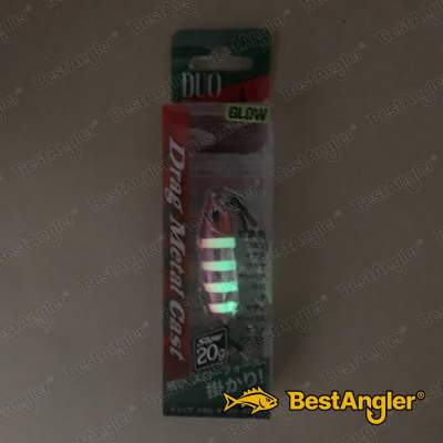 DUO Drag Metal Cast SLOW 20g Pink Zebra Glow PDA0171 - GLOW