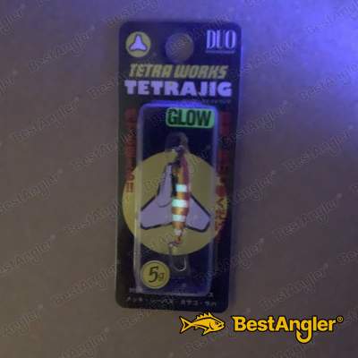DUO Tetra Works Tetra Jig 5g Pink Gold Zebra Glow PJA0045 - GLOW
