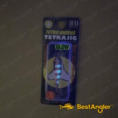 DUO Tetra Works Tetra Jig 7g Blue Pink Zebra Glow PHA0040 - GLOW