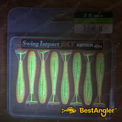 Keitech FAT Swing Impact 2.8" Fire Tiger - #449 - UV1