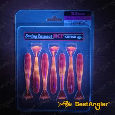 Keitech FAT Swing Impact 3.3" Delta Craw - #407 - UV1