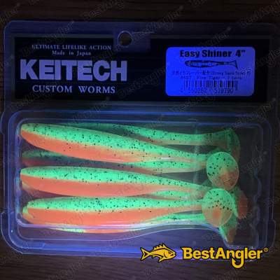 Keitech Easy Shiner 4" Fire Tiger - #449 - UV