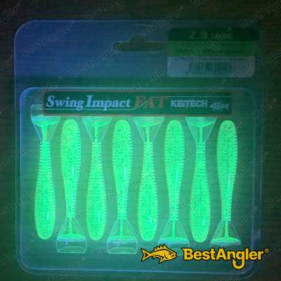 Keitech FAT Swing Impact 2.8" Fire Perch - CT#23 - UV