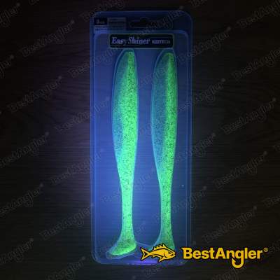 Keitech Easy Shiner 8" Chartreuse Ice Shad - CT#28 - UV