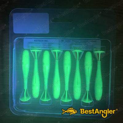 Keitech FAT Swing Impact 2.8" Chartreuse Thunder - CT#12 - UV2
