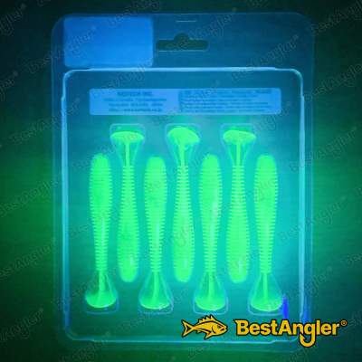 Keitech FAT Swing Impact 3.3" Chartreuse Thunder - CT#12 - UV2