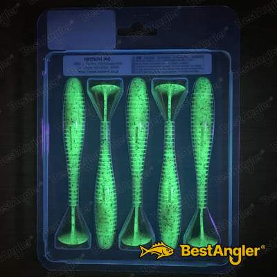 Keitech FAT Swing Impact 4.8" Green Pumpkin Chartreuse - #401 - UV2