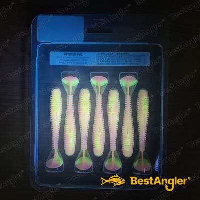 Keitech FAT Swing Impact 3.3" Motoroil / Pink - CT#16 - UV2