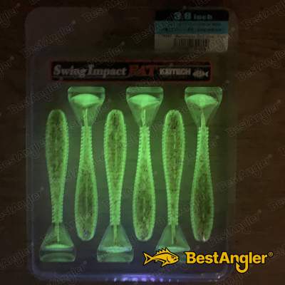 Keitech FAT Swing Impact 3.8" Watermelon Red / Glow - CT#24 - GLOW