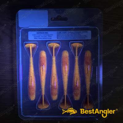 Keitech FAT Swing Impact 3.8" Delta Craw - #407 - UV2