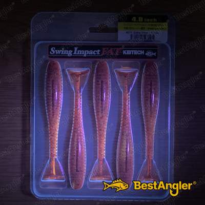 Keitech FAT Swing Impact 4.8" Delta Craw - #407 - UV1