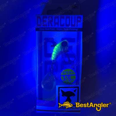 Jackall Deracoup 26 mm 3/8 oz 10 g HL Chartreuse Back Tiger - UV
