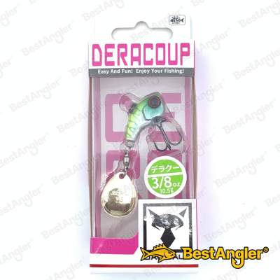 Jackall Deracoup 26 mm 3/8 oz 10 g HL Chartreuse Back Tiger