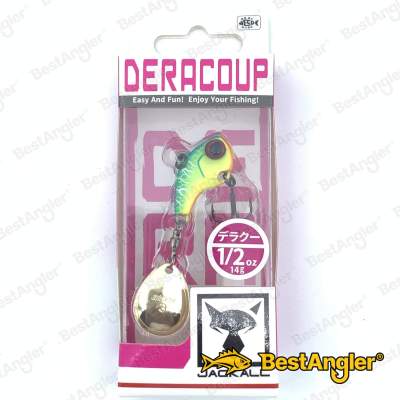 Jackall Deracoup 28 mm 1/2 oz 14 g Blue Back Chartreuse