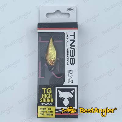 Jackall TN38 Silver Powder Gold & Black