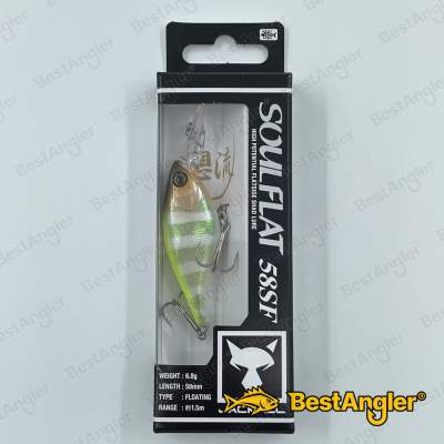 Jackall Soul Flat 58SF Pol Chart Back Bluegill - 205497