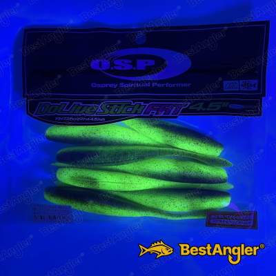 O.S.P DoLive Stick FAT 4.5" Green Pumpkin/Chart TW107 - UV