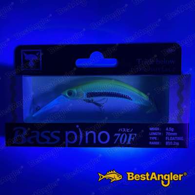 Jackall Basspino 70F Natural Flash Wakasagi - 235456 - UV