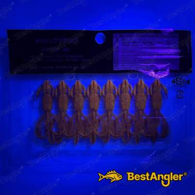 Keitech Crazy Flapper 2" Delta Craw - #407 - UV