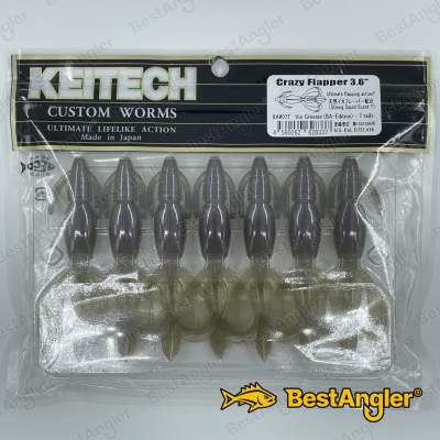 Keitech Crazy Flapper 3.6" Vio Greenie - BA#07