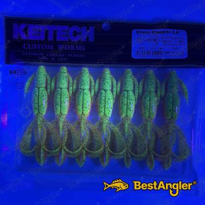Keitech Crazy Flapper 3.6" Fire Tiger - #449 - UV