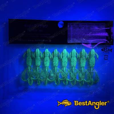 Keitech Crazy Flapper 2" Green Pumpkin Chartreuse - #401 - UV