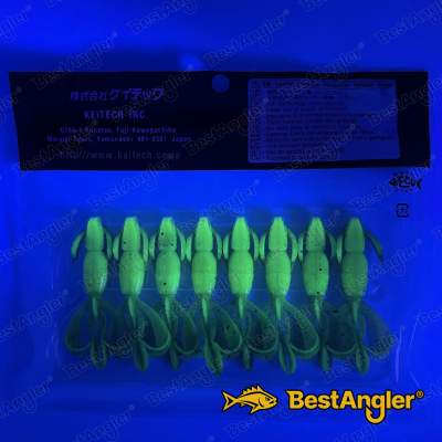 Keitech Crazy Flapper 2.8" Watermelon PP. / Giallo - #447 - UV