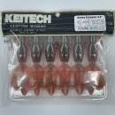 Keitech Crazy Flapper 4.4" Motoroil / Naranja - CT#15