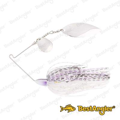 Keitech Tee-Bone Spinnerbait TW 3/8 oz 10.5 g Purple Pearl Shad