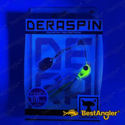 Jackall Deraspin 3/8 oz 10.5 g Light Blueback Chartreuse - 138627 - UV
