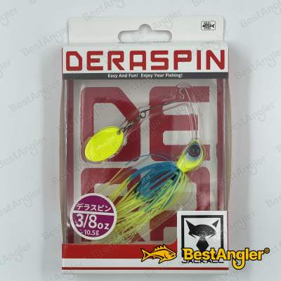 Jackall Deraspin 3/8 oz 10.5 g Blueback Chartreuse Dip - 177220