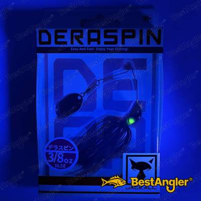 Jackall Deraspin 3/8 oz 10.5 g Dera Black - 138641 - UV